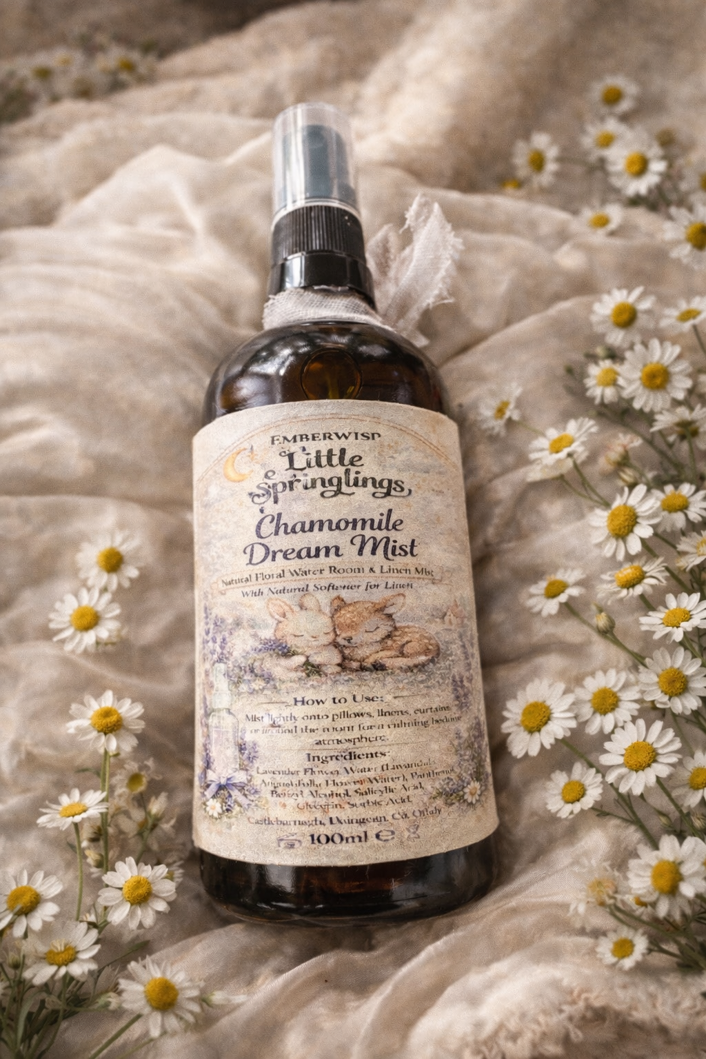 Emberwisp Little Springlings

Chamomile Dream Mist

A Gentle Bedtime Calm Mist