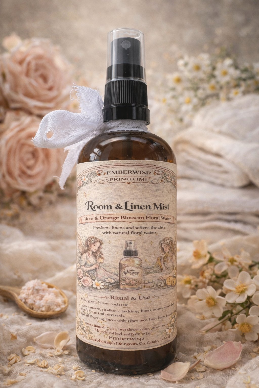 Emberwisp

Springtime Rose & Orange Blossom Room & Linen Mist

A Botanical Breath of Spring for Your Home